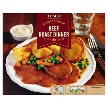 Tesco Classic Kitchen Roast Beef Dinner 