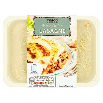 Tesco Italian Kitchen Beef Lasagne