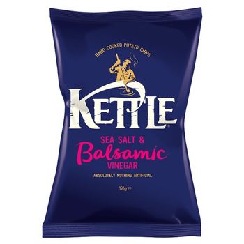 Kettle Chips Sea Salt And Balsamic Vinegar Crisps